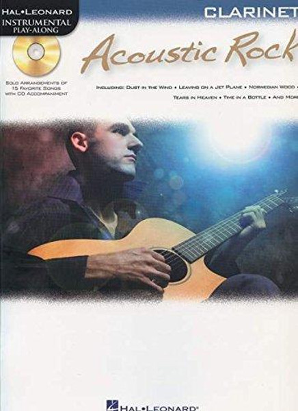 Hal Leonard Instrumental Play-Along for Clarinet - Acoustic Rock (Book/CD Set)