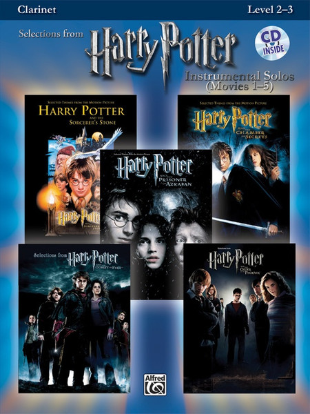 Selections from Harry Potter Instrumental Solos (Movies 1-5), Level 2-3 for Clarinet (Book/CD Set)