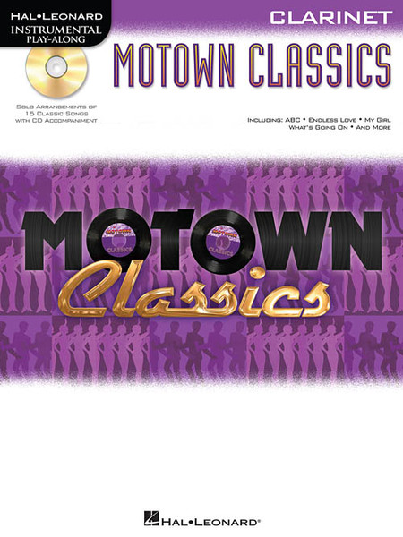 Hal Leonard Instrumental Play-Along for Clarinet - Motown Classics (Book/CD Set)