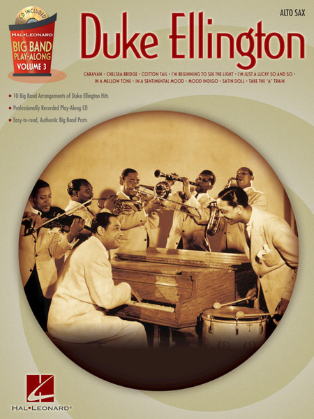 Hal Leonard Big Band Play-Along Volume 3 - Duke Ellington for Alto Sax (Book/CD Set)