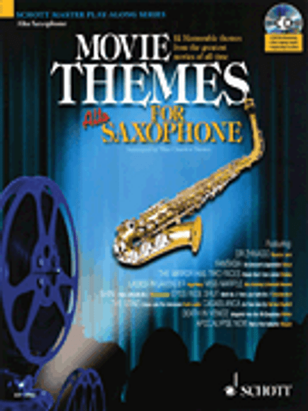 Schott Master Play-Along - Movie Themes for Alto Saxophone (Book/CD Set)
