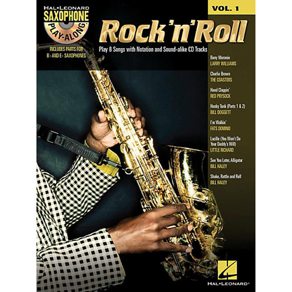 Hal Leonard Saxophone Play-Along Volume 1 - Rock 'n' Roll (Book/CD Set)