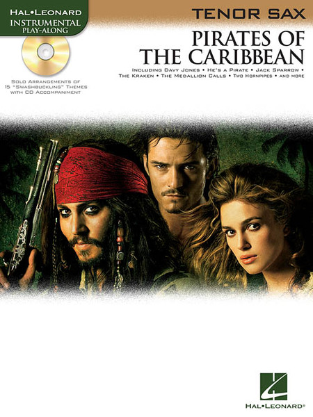 Hal Leonard Instrumental Play-Along for Tenor Sax - Pirates of the Caribbean (Book/CD Set)