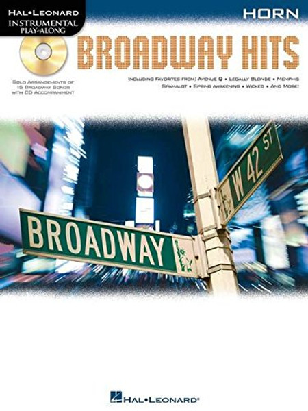 Hal Leonard Instrumental Play-Along for Horn - Broadway Hits (Book/CD Set)