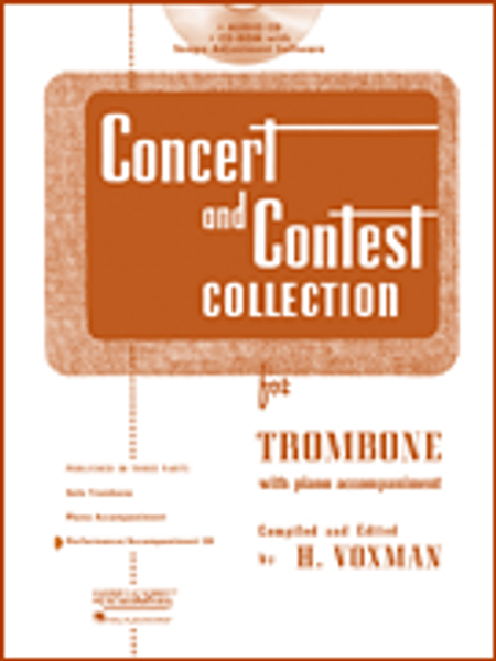 Concert and Contest Collection for Trombone Performance/Accompaniment CD by H. Voxman