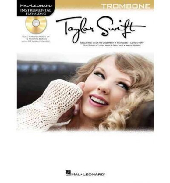 Hal Leonard Instrumental Play-Along for Trombone - Taylor Swift, 1st Edition (Book/CD Set)