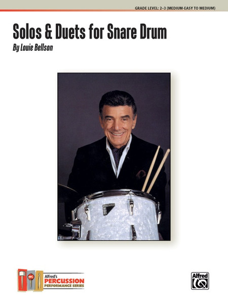 Solos & Duets for Snare Drum, Grade Level 2-3 (Medium Easy to Medium) by Louie Bellson