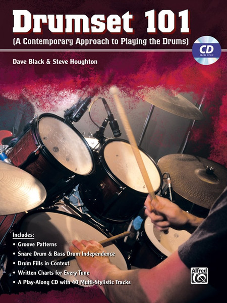 Drumset 101: A Contemporary Approach to Playing the Drums by Dave Black & Steve Houghton (Book/CD Set)