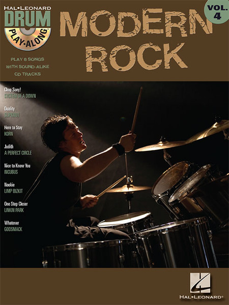 Hal Leonard Drum Play-Along Vol. 4 - Modern Rock (Book/CD Set)