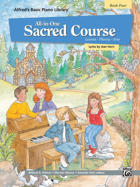 Alfred's Basic Piano Library: All-in-One Sacred Course, Book 4