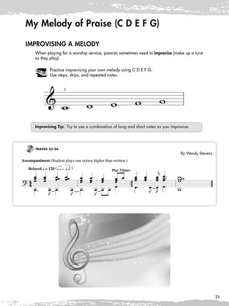 The Worship Piano Method (Book/CD Set), Level 1