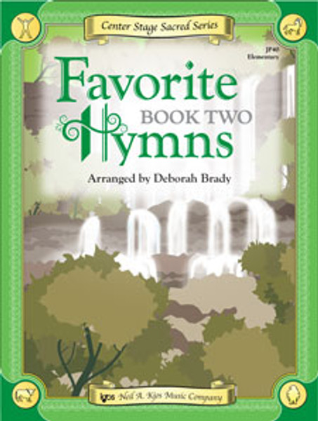 Center Stage Sacred Series - Favorite Hymns, Book 2 for Big-Note Piano