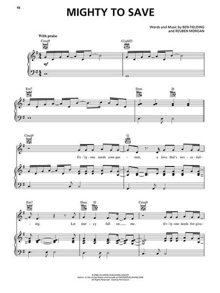 Hal Leonard Piano Play-Along Volume 122 - Worship Hits (Book/CD Set) for Piano / Vocal / Guitar