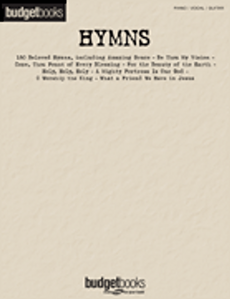 Budget Books - Hymns for Piano / Vocal / Guitar