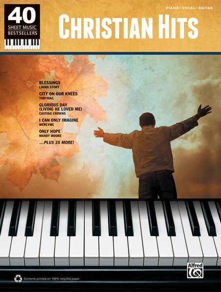 40 Sheet Music Bestsellers: •Christian Hits for Piano / Vocal / Guitar