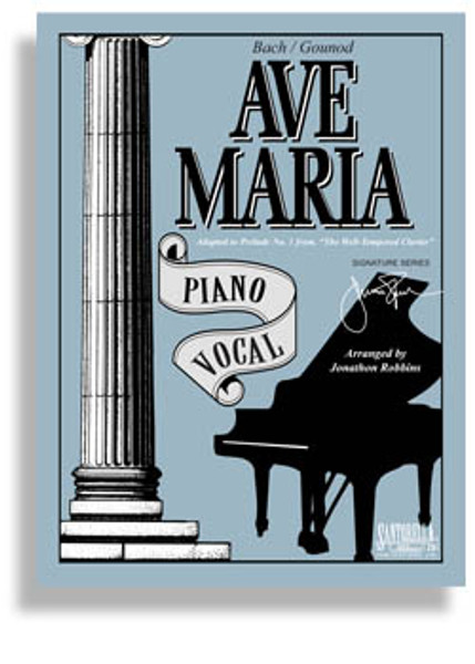 Bach/Gounod - Ave Maria Single Sheet for Piano / Vocal Solo