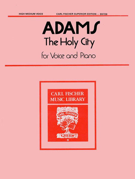 The Holy City Single Sheet for High Medium Voice / Piano Solo