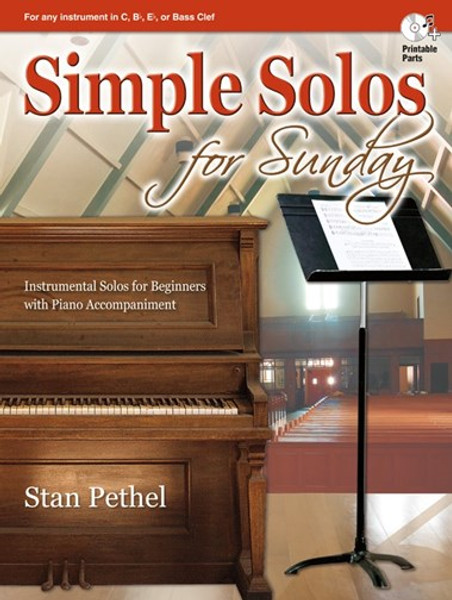 Simple Solos for Sunday (Book/CD Set) for Any Instrument in C, B♭, E♭ or Bass Clef