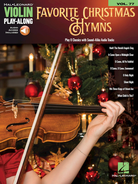 Favorite Christmas Hymns - Violin Play Along Vol. 77 (Audio Access Included)