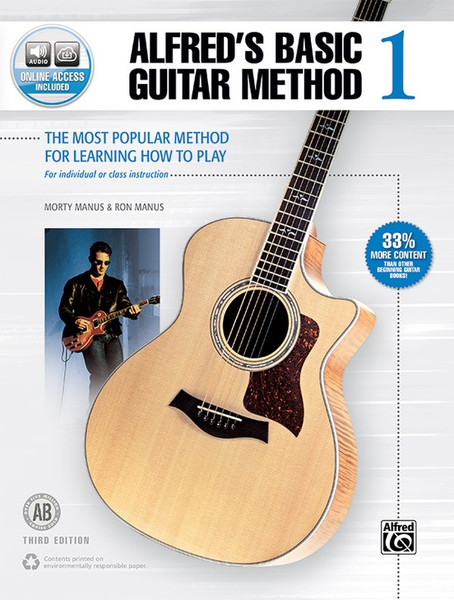 Alfred's Basic Guitar Method, Book 1 by Morty Manus & Ron Manus (with Online Access)
