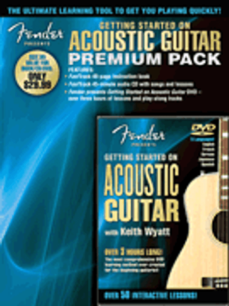 Fender Presents: Getting Started on Acoustic Guitar Premium Pack (Book/DVD/CD Set)