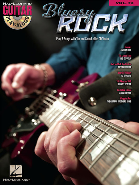 Bluesy Rock -- Hal Leonard Guitar Play-Along Volume 73 (Book/CD Set)
