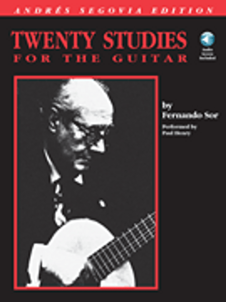 Twenty Studies for the Guitar, Andrés Segovia Edition (Book/CD Set) by Fernando Sor