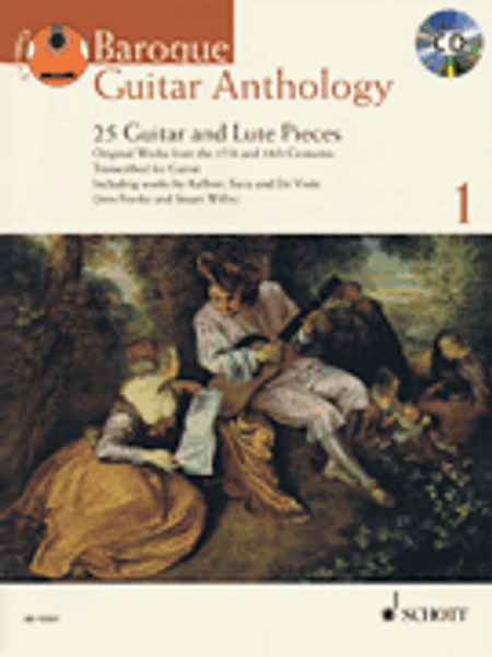 Baroque Guitar Anthology: 25 Guitar and Lute Pieces, Book 1 (Book/Online Material Audio)