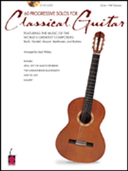 60 Progressive Solos for Classical Guitar (Book/CD Set) for Guitar with Tablature