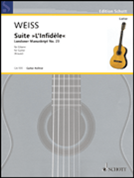 Weiss - Suite "L'Infidèle", Londoner Manuscript No. 23 for Guitar