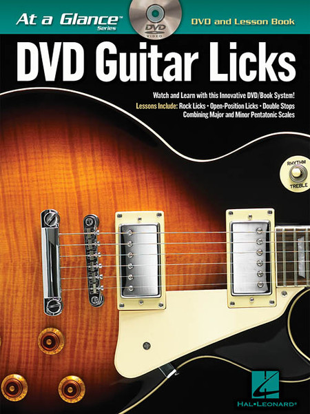 At a Glance Series - DVD Guitar Licks (Book/DVD Set)