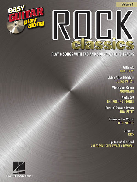 Rock Classics -- Easy Guitar Play-Along Volume 1 (Book/CD Set)