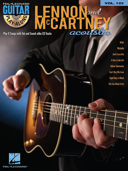 Lennon and McCartney Acoustic -- Hal Leonard Guitar Play-Along Volume 123 (Book/CD Set)