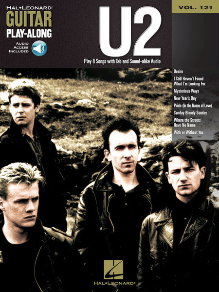 U2 -- Hal Leonard Guitar Play-Along Volume 121 (Book/CD Set)