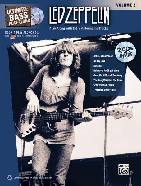 Led Zeppelin, Volume 2 -- Ultimate Bass Play-Along (Book/CD Set)