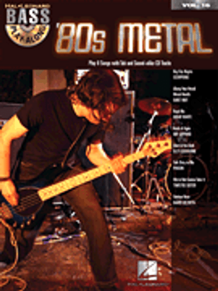 80s Metal -- Hal Leonard Bass Play-Along Volume 16 (Book/CD Set)