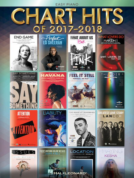 Chart Hits of 2017-2018 - Easy Piano Songbook
