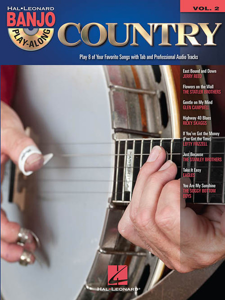 Country -- Hal Leonard Banjo Play-Along Volume 2 (Book/CD Set)