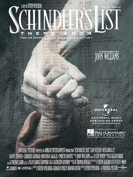 Theme from Schindler's List - Piano Solo Sheet Music