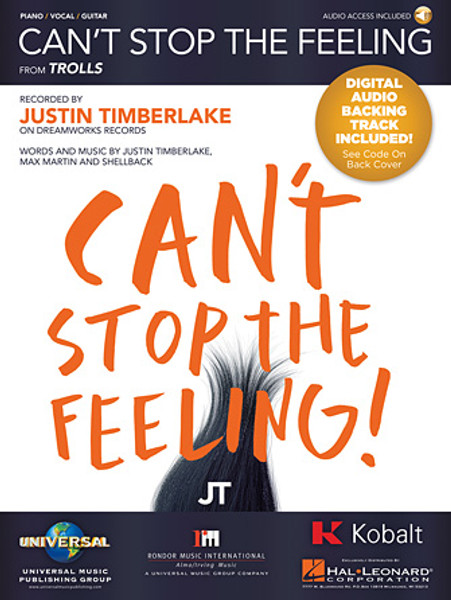 Can't Stop the Feeling by Justin Timberlake - Piano/Vocal/Guitar