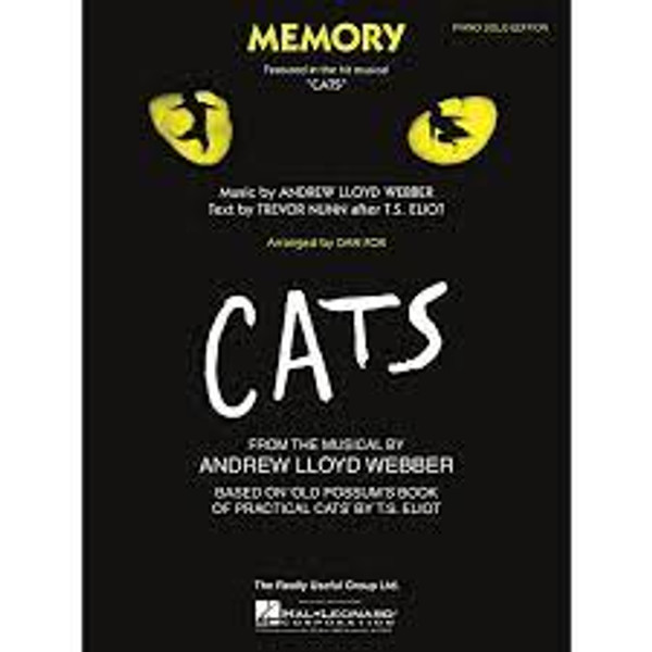 Memory (from CATS) - Piano/Vocal/Guitar