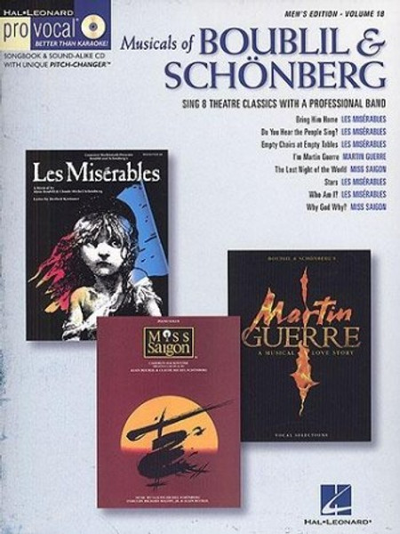 Musicals of Boublil and Schonberg Men's Edition - Piano/Vocal