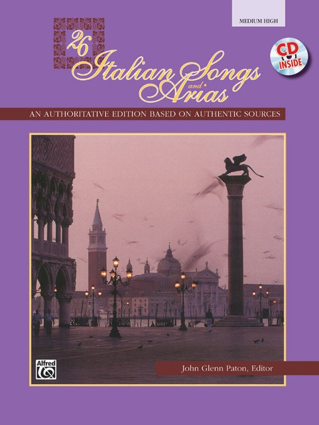 26 Italian Songs and Arias (Medium High Voice) w/CD