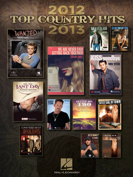 Top Country Hits of 2012-2013 - Piano/Vocal/Guitar