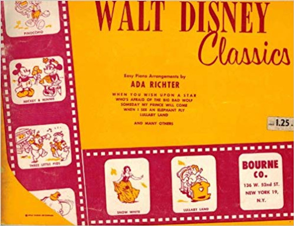 Walt Disney Classics for Easy Piano