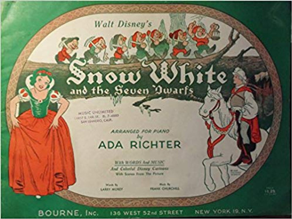 Walt Disney's Snow White and the Seven Dwarfs for Easy Piano Solo