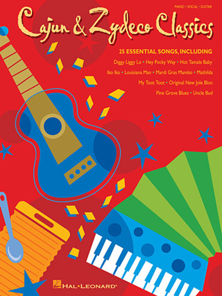Cajun & Zydeco Classics - Piano / Vocal / Guitar Songbook