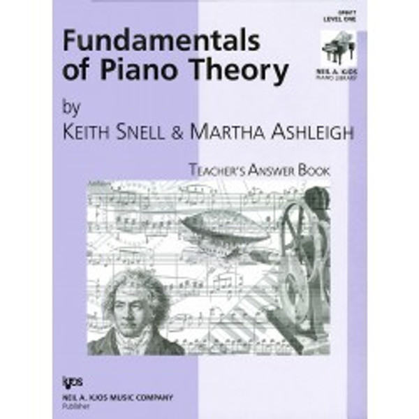 Fundamentals of Piano Theory by Keith Snell - Teacher's Answer Book Level One