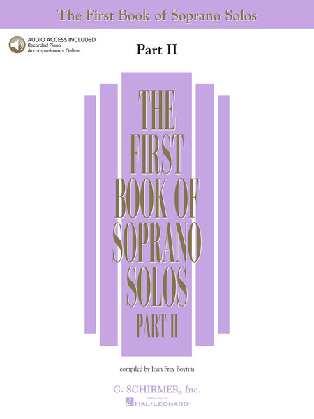 The First Book of Soprano Solos - Part II - Book & Online Access Included