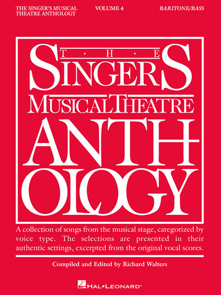 The Singer's Musical Theatre Anthology - Volume 4 - Baritone/Bass - Book Only